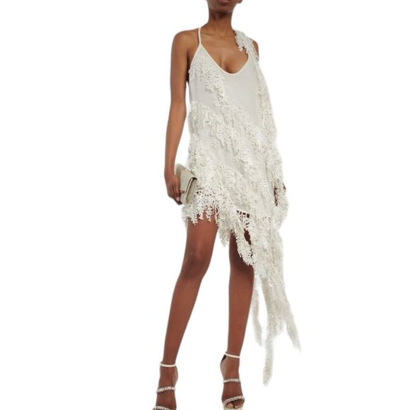 Zimmermann Dresses & Skirts - Zimmermann Tama Sequined Linen and Silk Dress size 6-8 (2)
